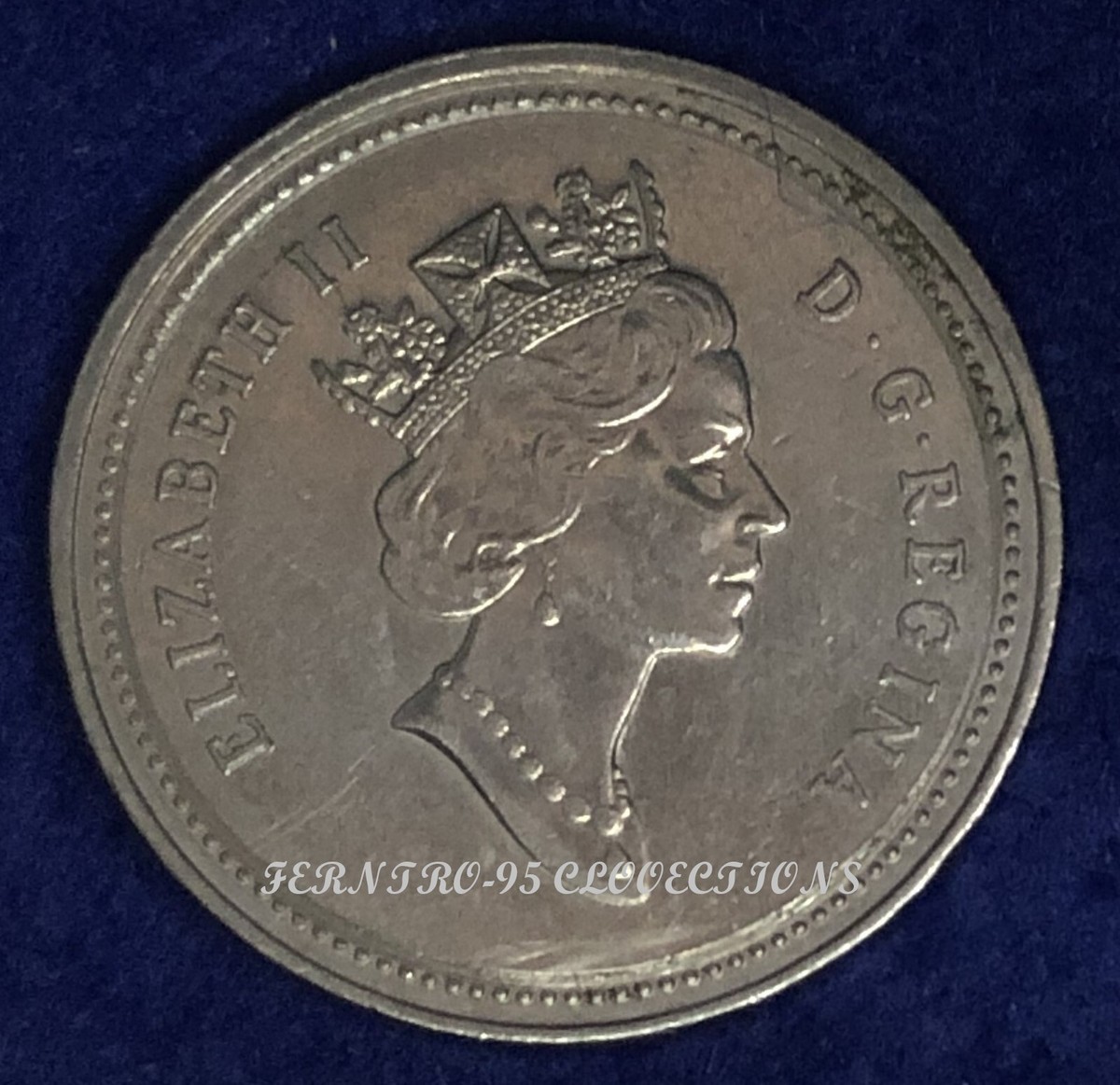 092] 1867-1992 Canada 5 Cents Beaver Nickel Double Date, High