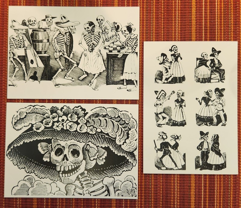 Jose Guadalupe Posada, Mexican Artist 1852-1913 Set #4 of Unused Postcards