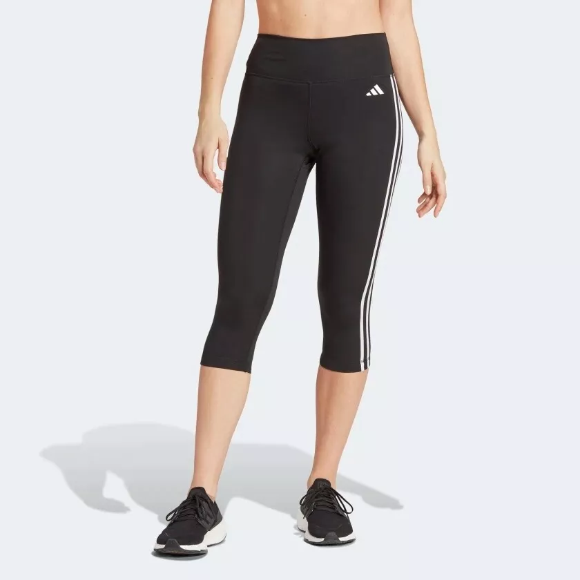 adidas Damen Sport Fitness Aeroready 3 4 Capri Tight Leggings Hose D2Move HT5437