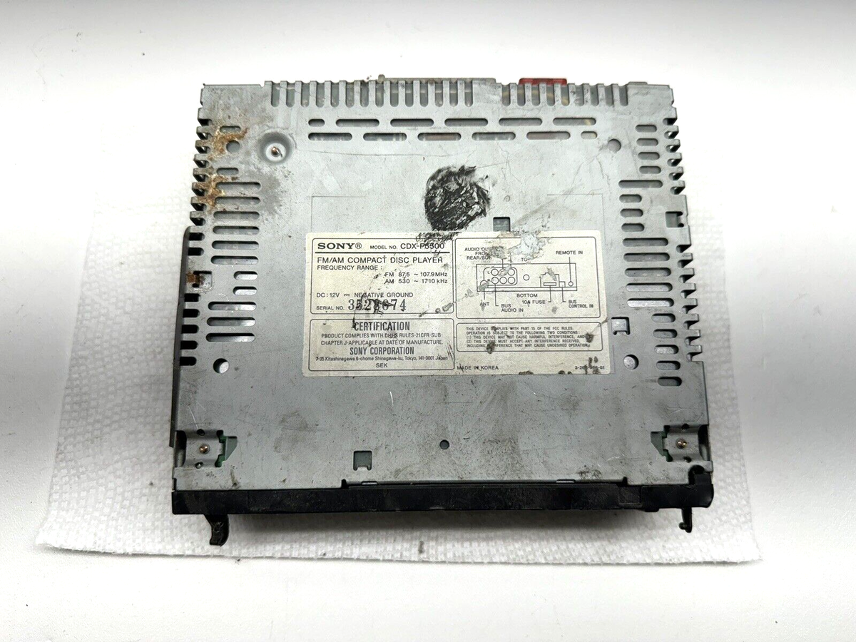 Pioneer AVH-P6500DVD DVD/CD/MP3 Receiver 3528674 Pioneer AVH-P6500DVD DVD/CD/MP3 Receiver 3528674
