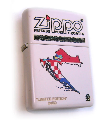 Zippo Beautiful ZFC CROATIA 4 Limited Edition 50 OFFICIAL RELEASE - MEGA Rare !