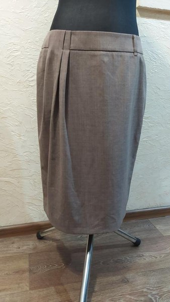 Women Fabiana Filippi Skirt Beige Wool 40 / L / 48
