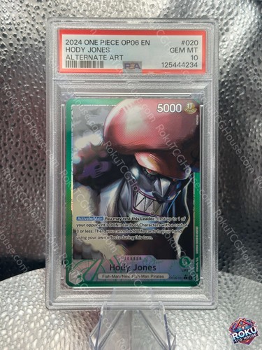 Hody Jones (Alternate Art) graded PSA 10 for sale on eBay