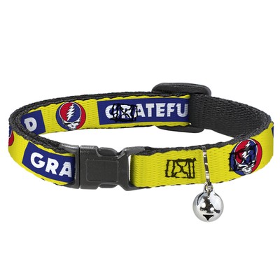 Cat Collar Breakaway with Bell GRATEFUL DEAD Text Box and Steal Your (US IMPORT)