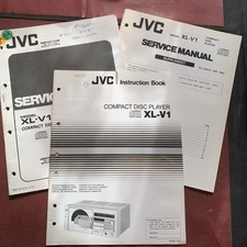 JVC XL-V1 Reproductor de CD, Manuales de Servicio e Instrucciones, Original.