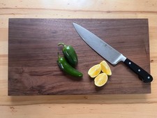 Sleek Gourmet Black Walnut Cheese/Charcuterie Board Serving Tray Unique Gift
