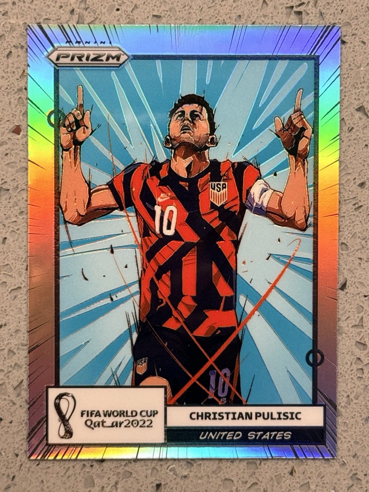 Christian Pulisic 2022 Prizm World Cup #21 Manga /(SSP) Price