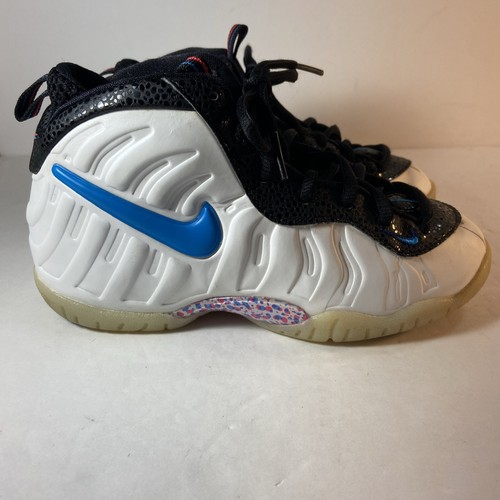 Nike Little Posite Pro TD 3D Safari Penny Kids Size Sneakers 13.5C White - Picture 6 of 11