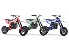 MotoTec Villain 52cc 2 Stroke Kids Gas Dirt Bike 20mph Off Road Mini Pit Bike