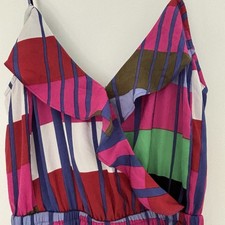 Women’s Express Multicolor Faux Wrap Mini Dress Size Small