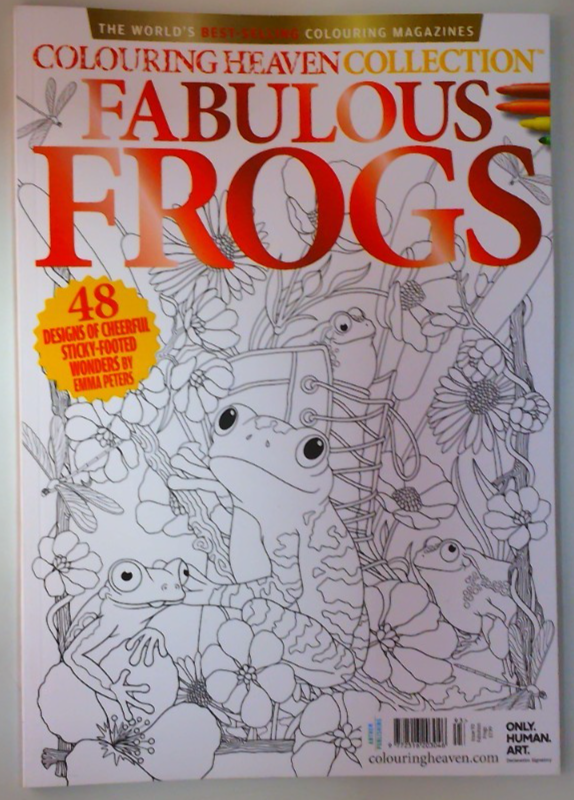 Colouring Heaven Collection magazine #93 2026 Fabulous Frogs 48 Cheerful Designs