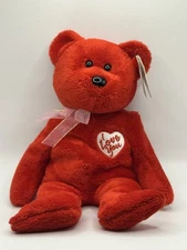 Ty Beanie Baby Secret Bear 2003 Valentine's Edition Retired