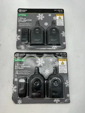 2 Pack COMMERCIAL ELECTRIC Wireless Indoor/Outdoor Remote Control 2 Receivers