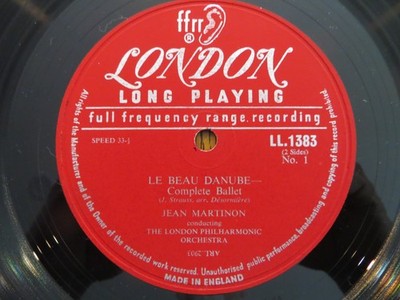 London Philharmonic   Le Beau Danube / William Tell -Vinyl LP VG RECORD NO COVER