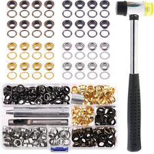 200 juegos de ojales de ojal engrosados de 5/16" 8 mm kit de surtido con 4 piezas de ajuste