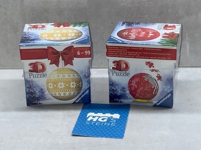 3d Puzzle Ball Winter Red + Yellow Ravensburger Puzzle Neu OVP Konvolut