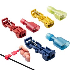 60PCS T Tap Wire Connectors, 2210 AWG Quick Splice Wire Connectors2218AWG Red...