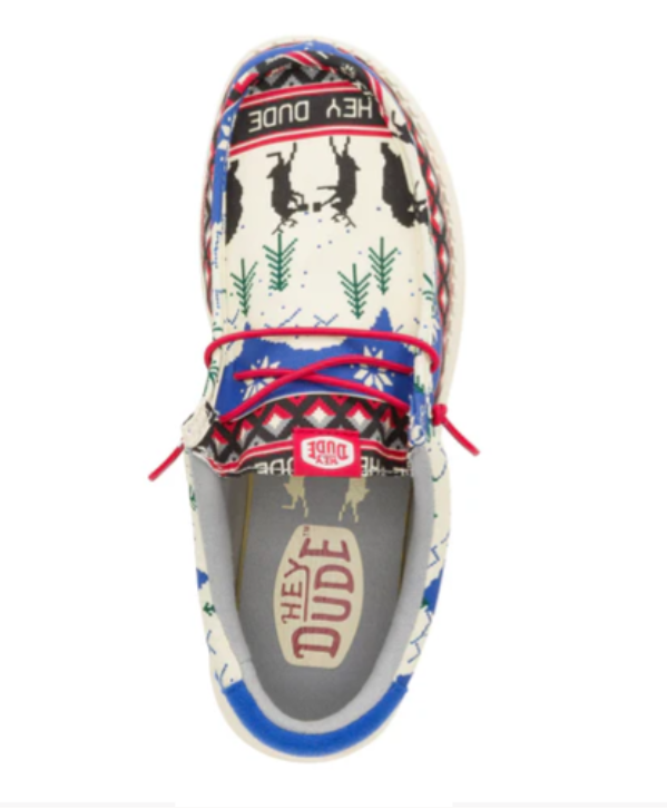 Hey‎ Dude Wally Holiday Cheers Christmas Winter Shoes Mens Size 9 New With Tags Hey Dude Wally Holiday Cheers Men main image 3