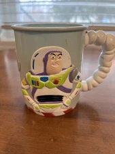 Buzz Lightyear Disney Toy Story Ocean Spray Crave-Wave Cup Mug Vintage 1996