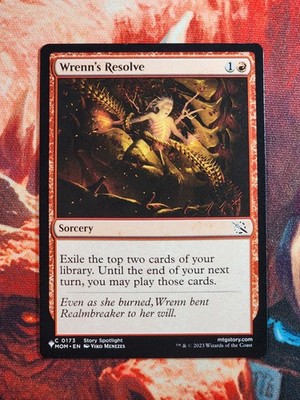 Wrenn's Resolve The List Reprints Magic MTG PLST | eBay