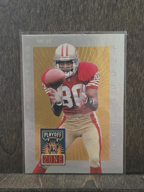 1996 Playoff Trophy Contenders Playoff Zone Jerry Rice #PZ-34 HOF 49ers