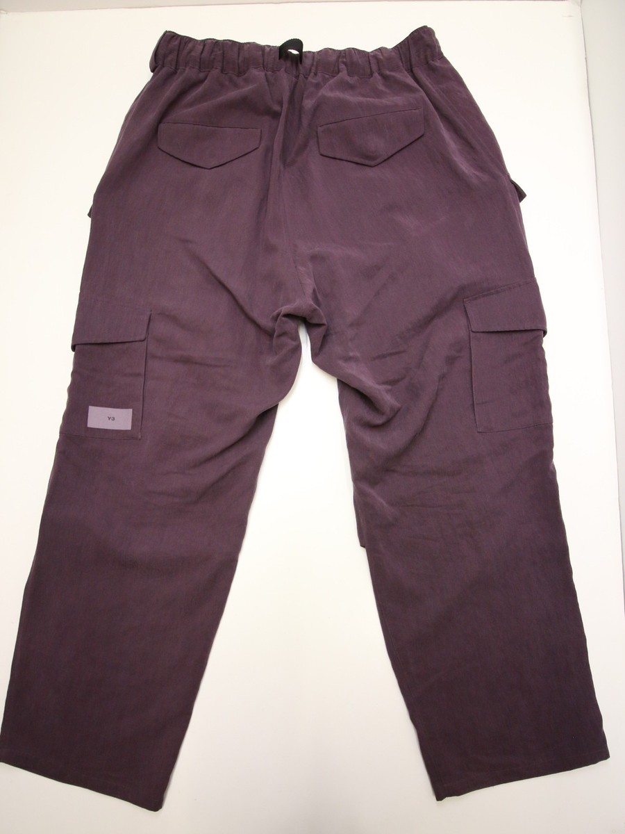 Yohji Yamamoto Y-3 Adidas Utility Cargo Pants Mens L Purple