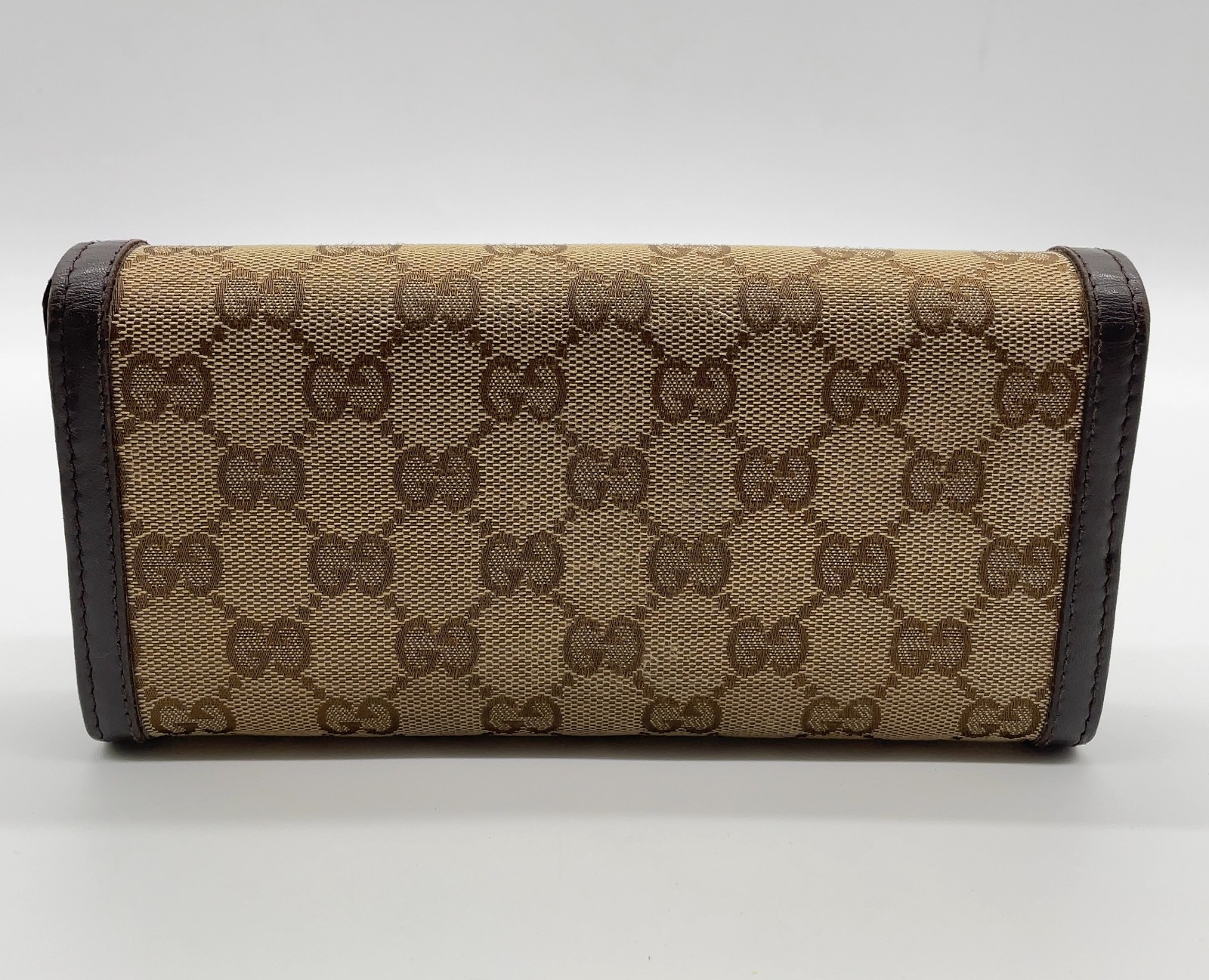 Auth Gucci GG Interlocking G /Micro guccissima wa… - image 14