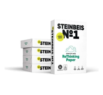 Steinbeis No 1 Classic White Recycling Papier Drucker & Kopierpapier A4 80 g/m²