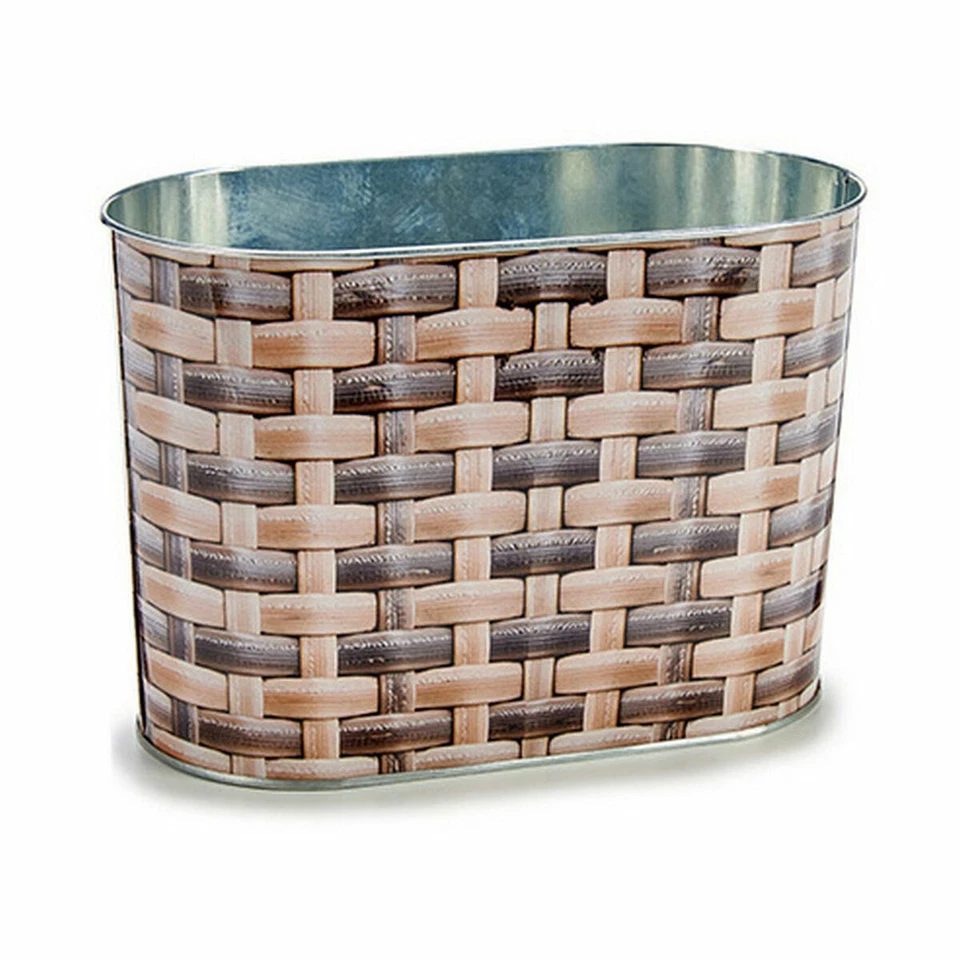 Vaso Ibergarden Metallo vimini Ovale 12,7 x 15 x 23,5 cm [24 Unità] - Immagine 2 di 2