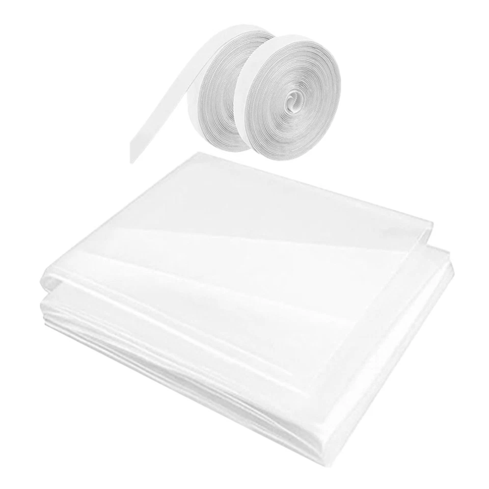 1 Set Winter Window Cover Thermal Window Cover Film Window Cov - Image 4 of 4