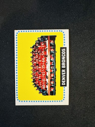 Denver Broncos #65 1964 Topps card
