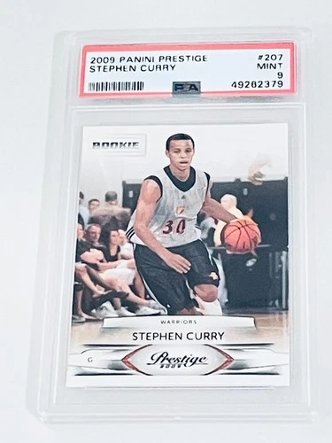 2009 Panini Prestige #207 Stephen Curry RC PSA 9 Mint Quantity Available