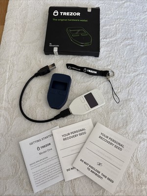 TREZOR Model One - White Bitcoin Wallet