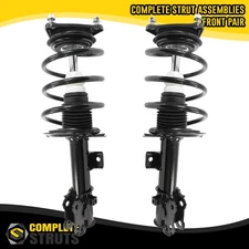 Front Pair Complete Struts & Coil Spring Assemblies for 2014-2018 Kia Forte