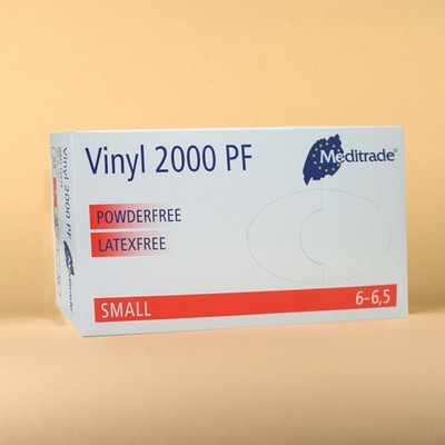 Meditrade Vinyl Handschuhe Gr. S puderfrei