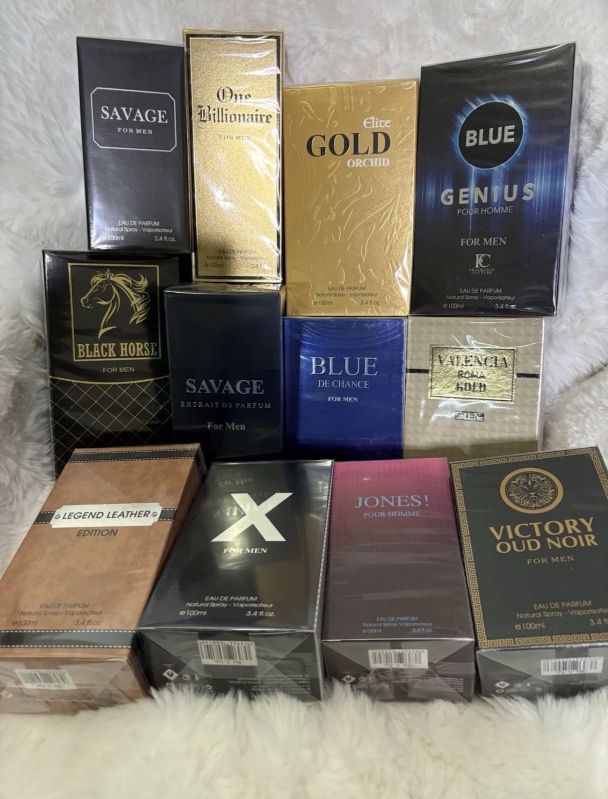 Wholesale Eau de Parfums Men&rsquo;s Perfume 100ml 3.4 Lot Of 12 Men&rsquo;s Casual Cologne