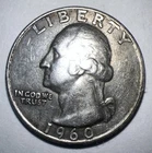 1960-D Proof Washington Quarter 90% Silver Nice Condition