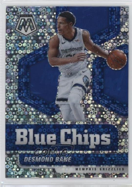 2020-21 Panini Mosaic Blue Chips Fast Break Prizm Desmond Bane #15 6o3