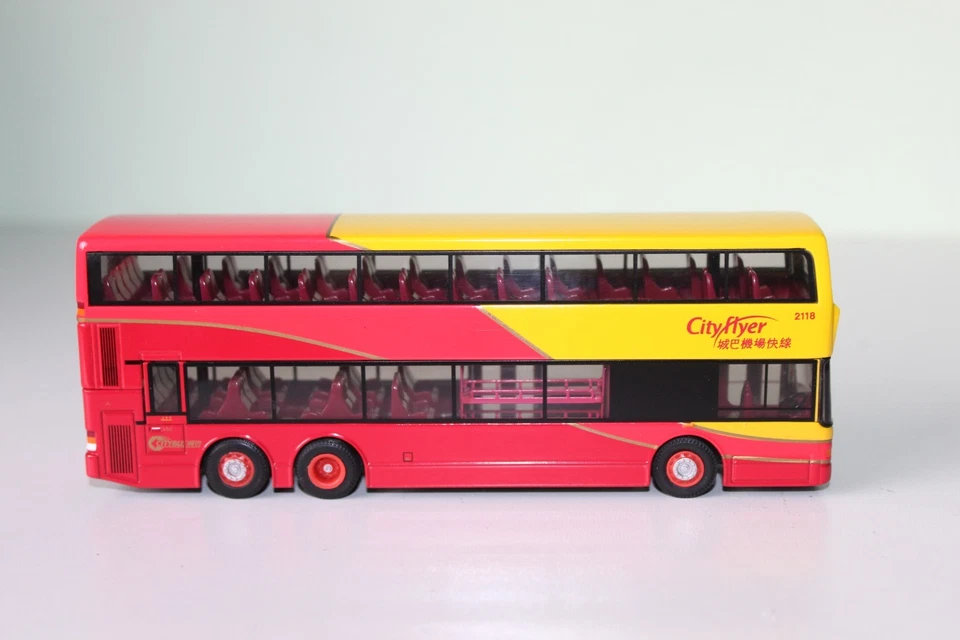 CORGI OOC 1:76 DENNIS DUPLE METSEC TRIDENT BUS HONG KONG CITYFLYER - A11 AIRPORT - Image 3 of 4