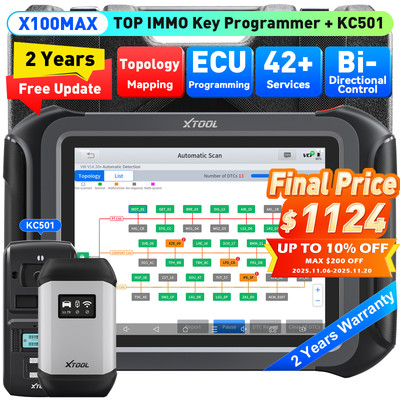 XTOOL X100 MAX Auto Key Programming Coding Diagnostic Scanner IMMO Programmer