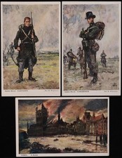 POSTCARDS Belgium WWI Asiles Des Soldats Invalides Belges set of 12.