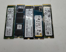 lot of 5 SSD 512GB laptop solid state drives mix models 1 notch