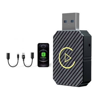 2in1 Wireless Carplay Android Auto Adapter USB Car Dongle Connect Box Plug&Play