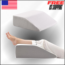 Wedge Pillow Elevation Blood Circulation for Legs Swelling, After Surgery, Knee