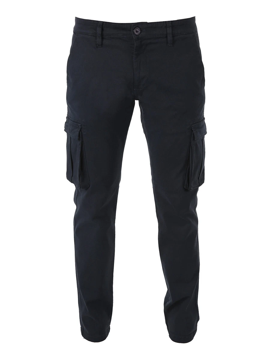 Pantalone cargo uomo cotone con elastico e zip – Bibop Fashion