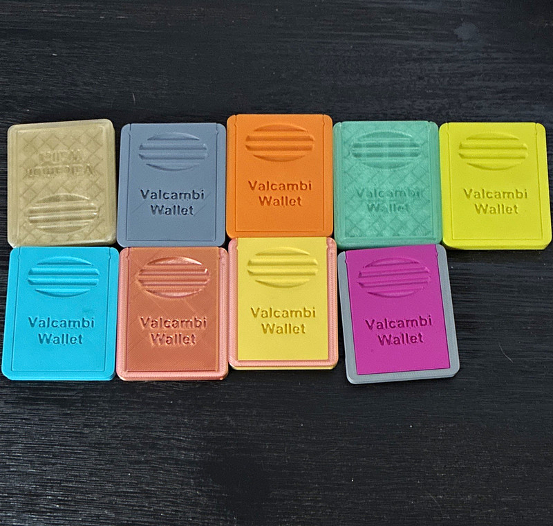 Valcambi Wallet Rectangle Bar Soap Mold, Plastic Soap Mold, Bar Type