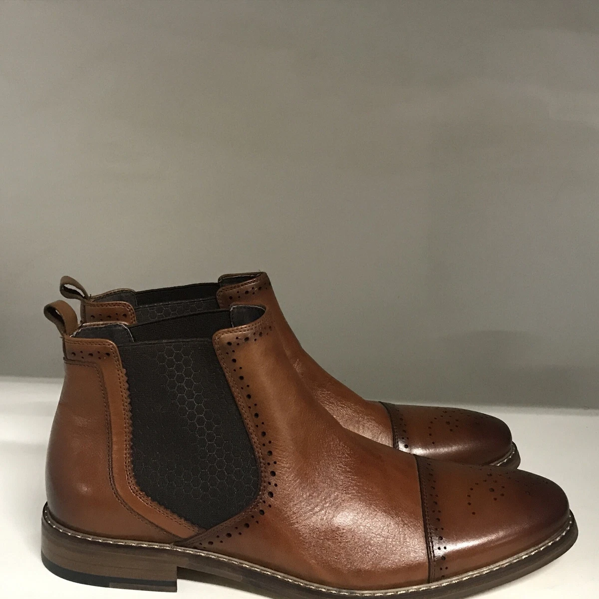 Stacy Adams Alomar Ankle Boot Brown Men s Size 10 Medium eBay