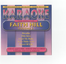 Karaoke-The Songs of Faith Hill Vol.2 - Audio CD By Karaoke