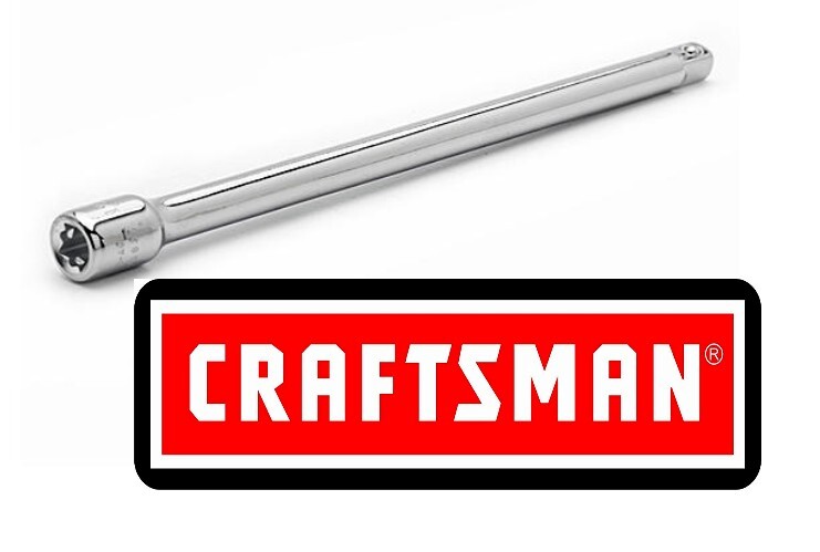 Craftsman 6-inch Extension Bar, 1/2-inch Drive, Alloy Steel Craftsman 6-inch Extension Bar, 1/2-inch Drive, Alloy Steel