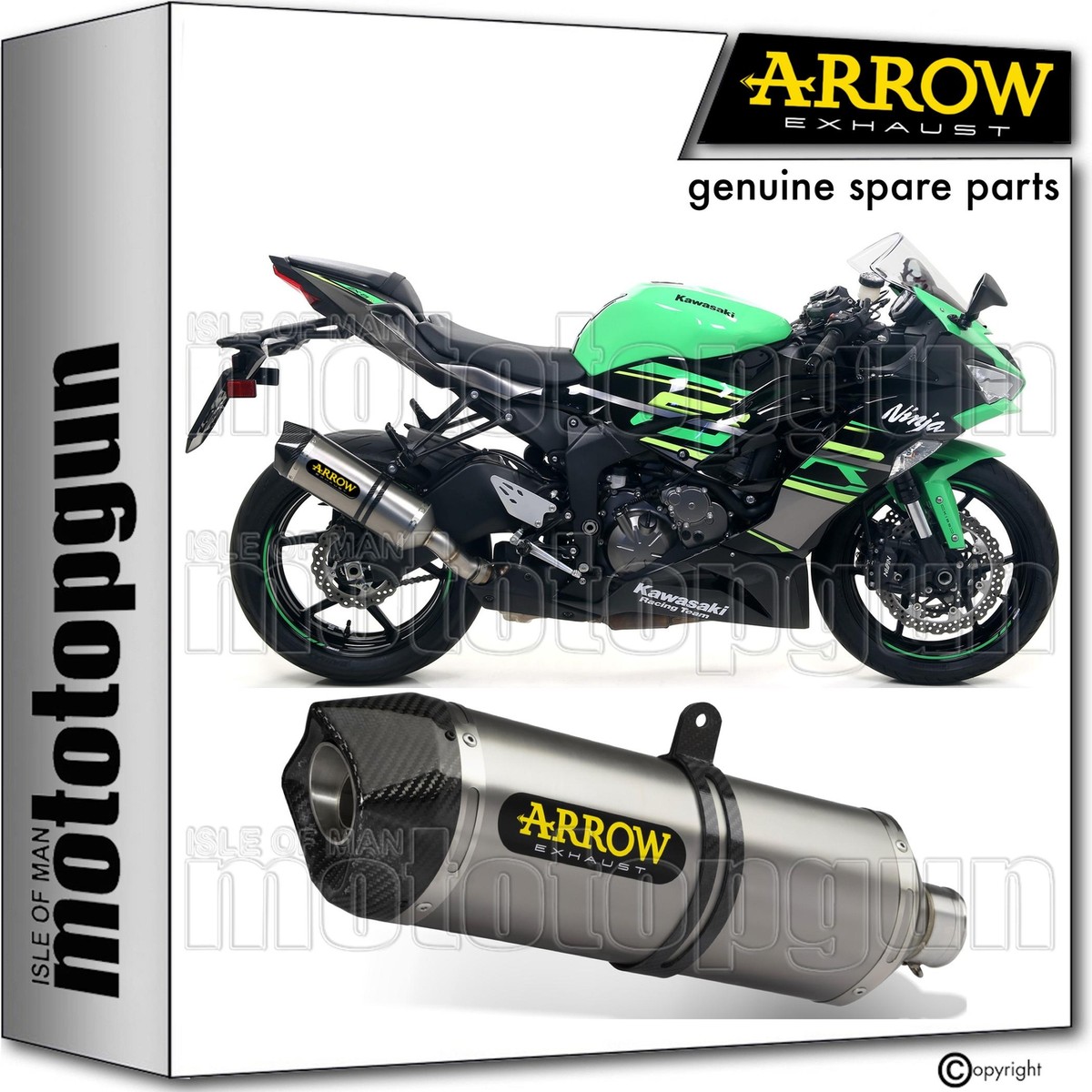 Exhaust rc aluminium c race-tech arrow kawasaki zx-6r zx-6 r 636